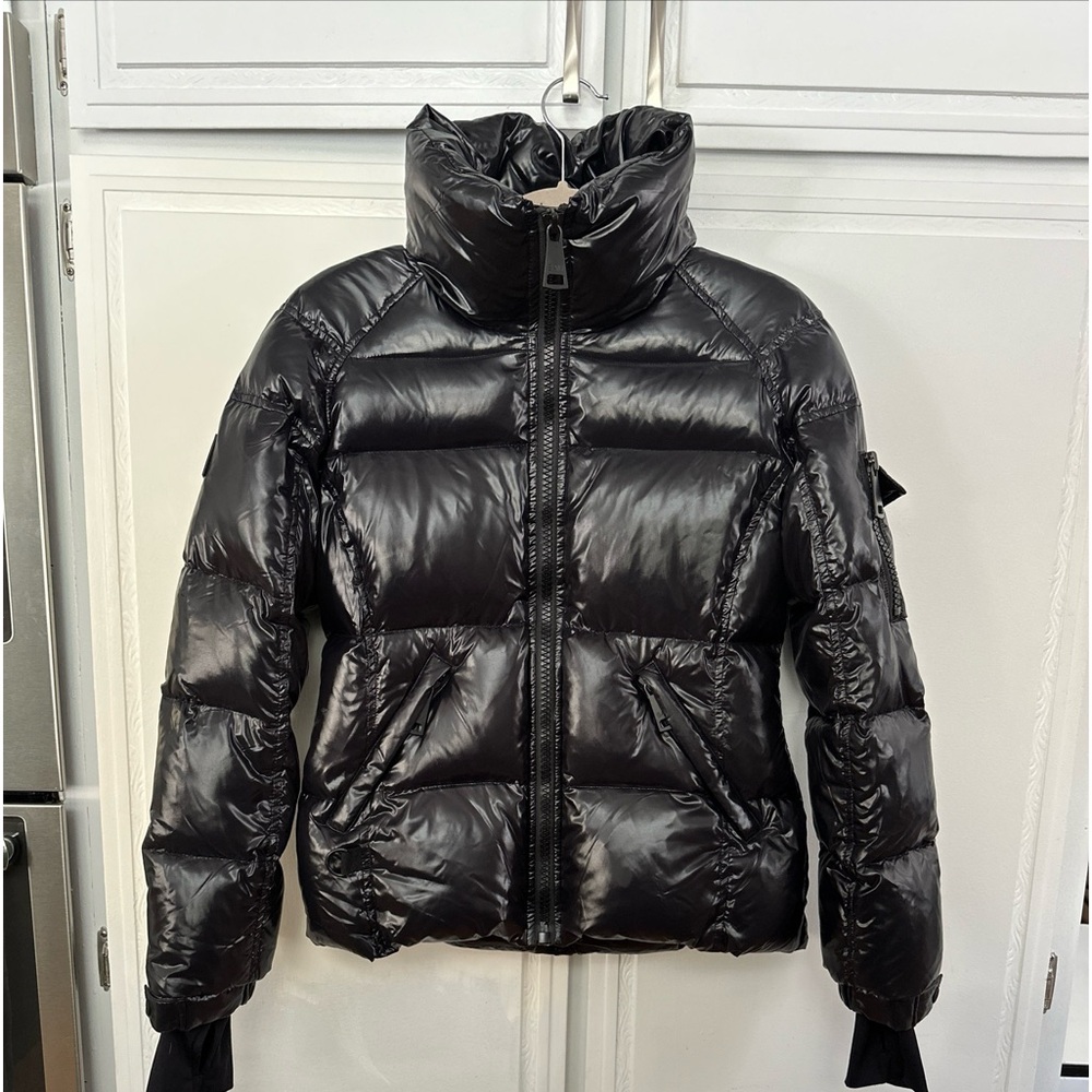 NWT Authentic SAM. New York Freestyle Women’s Down JacketCoat Jet Black Sz M